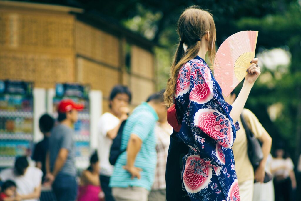 浴衣の女性